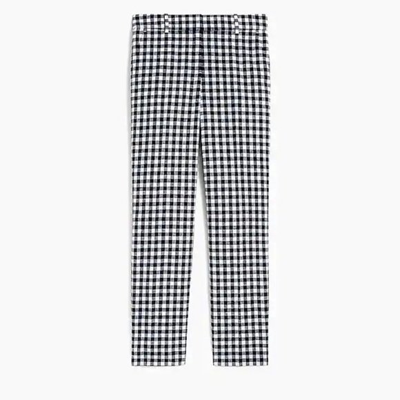 J. CREW Gingham linen-cotton Holland Pant Size 6 - Picture 5 of 16